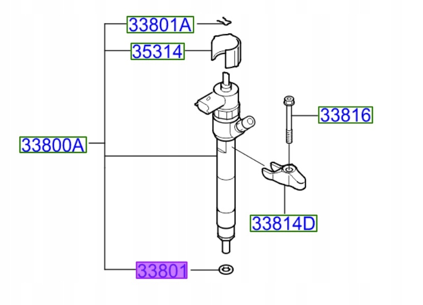 USZCZELKA WTRYSKIWACZA PALIWA HYUNDAI SANTA FE