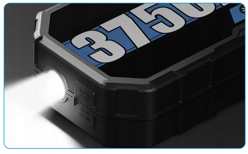 URZĄDZENIE ROZRUCHOWE DO SAMOCHODU 3750A ROZRUCH JUMP STARTER POWERBANK 12V Napięcie nominalne 12 V