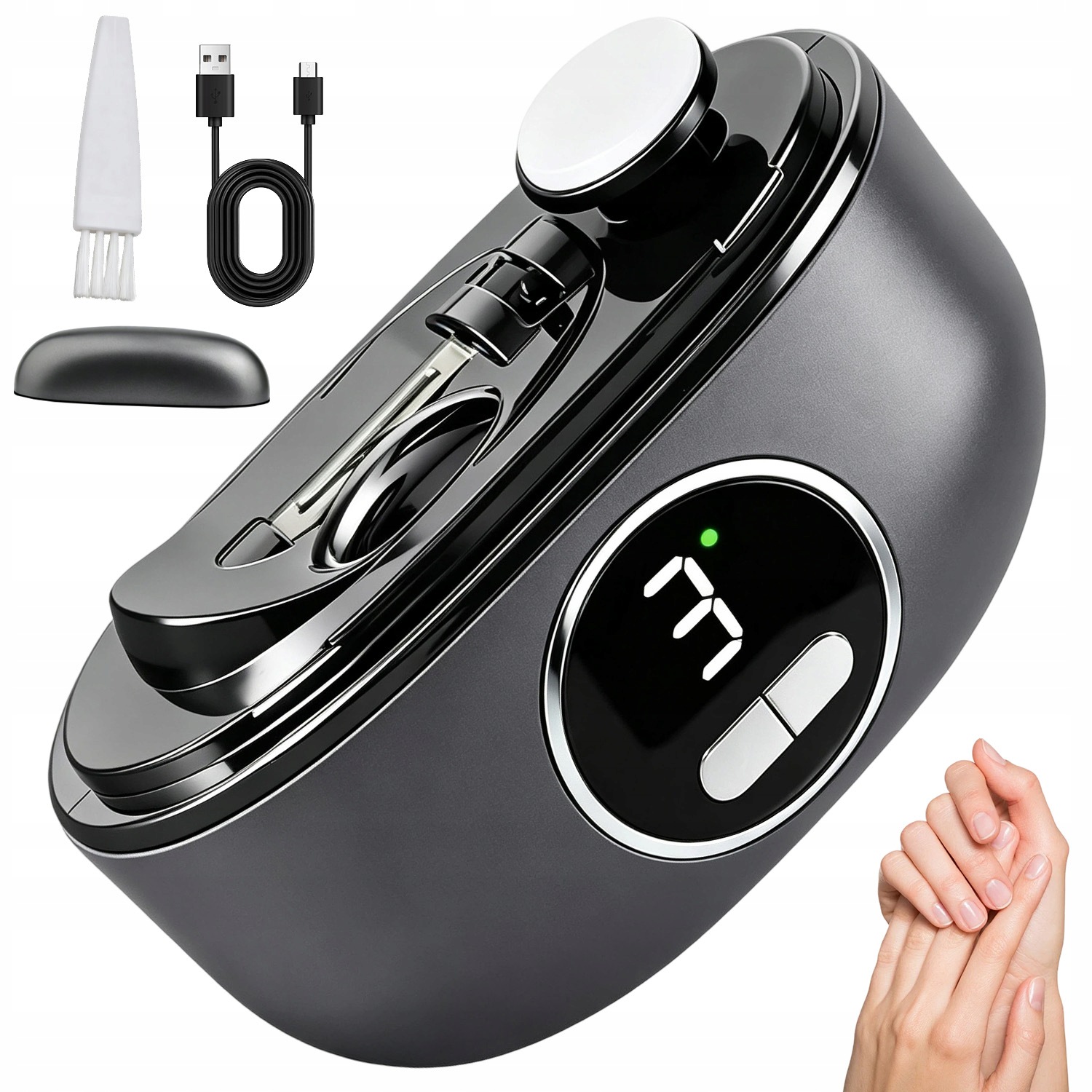 Elektrické Nůžky 3V1 Trimování Leštění Sběr Stříkaček