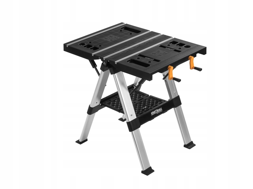 Skladací pracovný stôl 82×81,5×62,5 cm, s upínaním KD11870