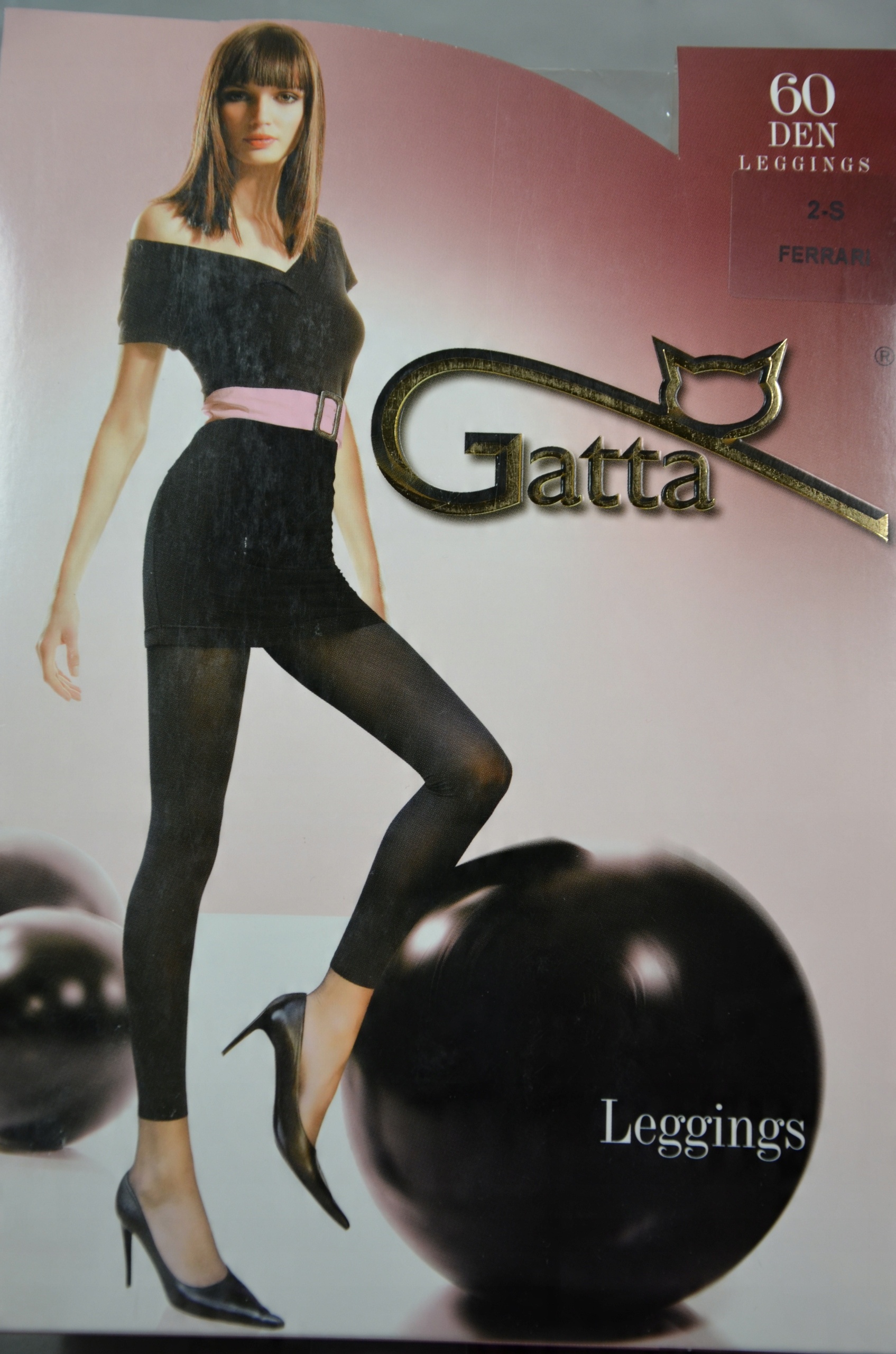 

Getry Leggings 60DEN, Gatta, czerwony, 2-S