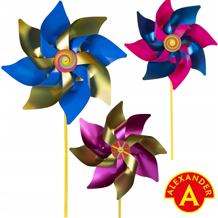 WIATRACZEK WIATRAK HOLOGRAMOWY NA KRETY OGRODU Marka Alexander