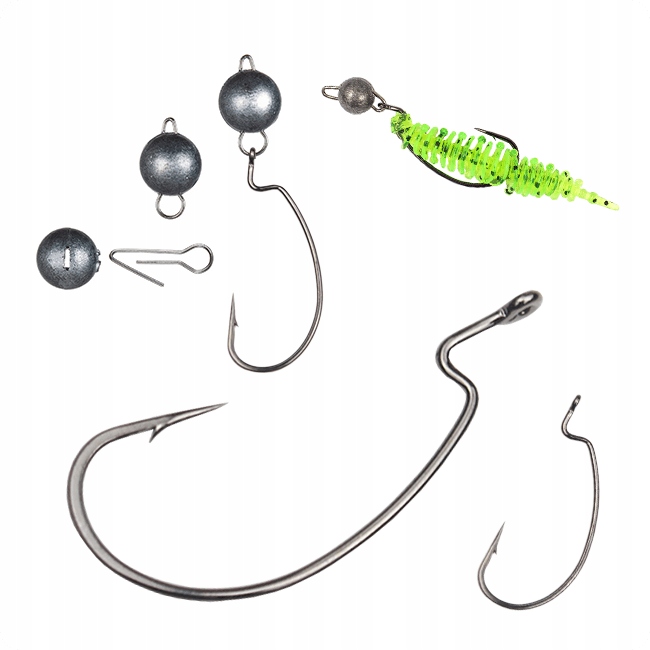 Hak Offsetowy Sahido Offset Precision 4/0 Zadzior Mocny Spinning Szczupak