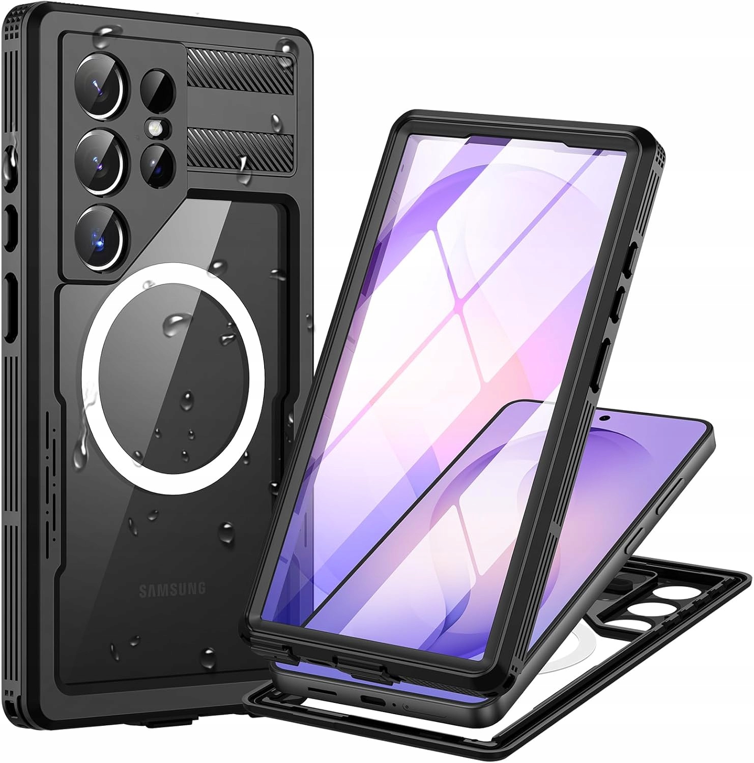 Etui Wodoodporne 360 IP68 Do Galaxy S26 Ultra Do Magsafe Case Wodoszczelne