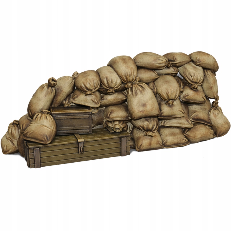 Figurka Barykada piasek Model 3d Skala 1:35