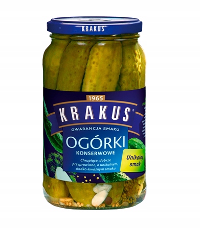 Levně Krakus Konzervované okurky 6 x 865 g