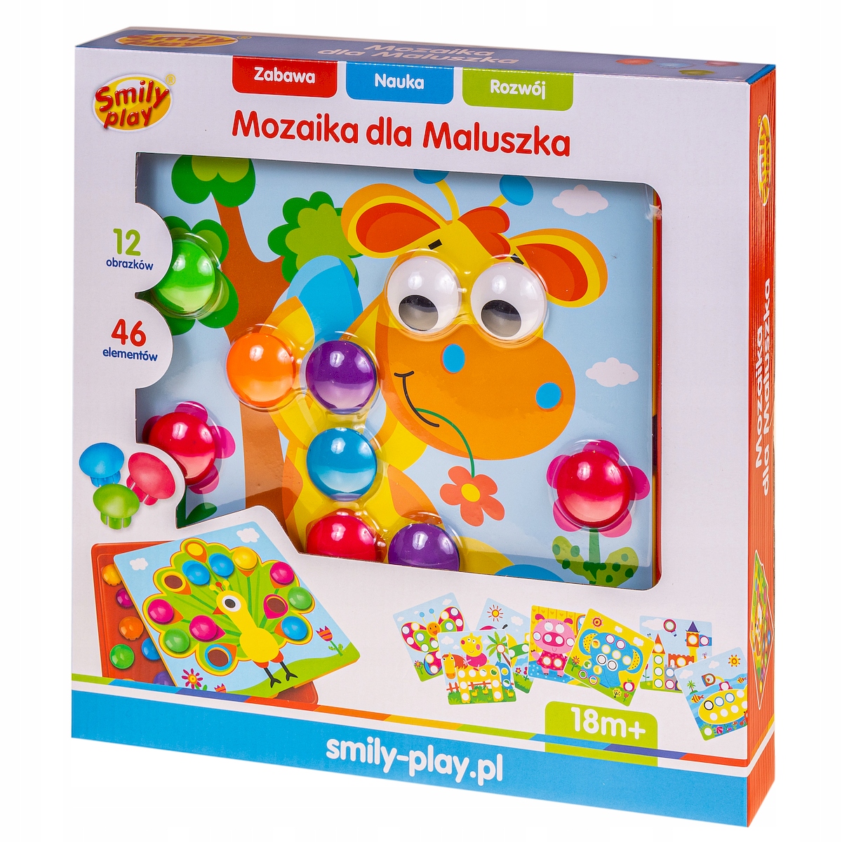 

Smily Mozaika dla malucha Układanka trening rączki