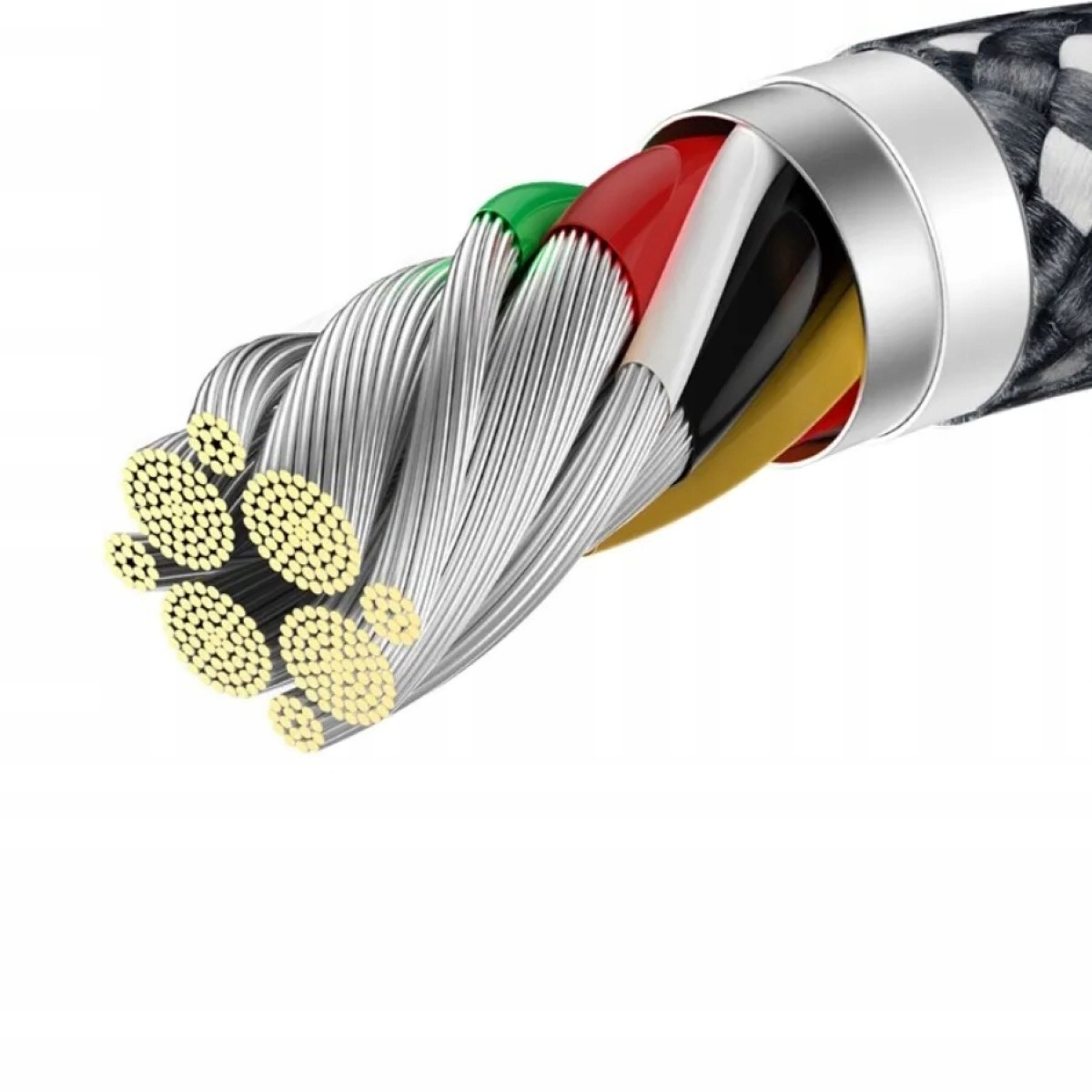 BASEUS KABEL DO TELEFONU PRZEWÓD USB DO USB TYPU C QUICK CHARGE 100W 6A 1M Marka Baseus