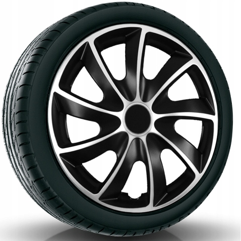 

Kołpaki Quad Bicolor 16 cali Silver Black 4xSZTUKI