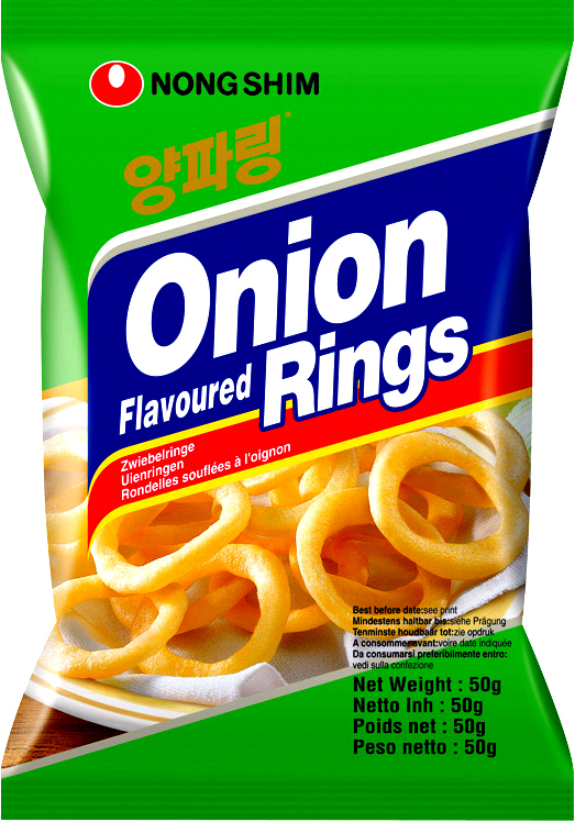 

Chipsy Koreańskie Krążki Cebulowe Nong Shim 50g