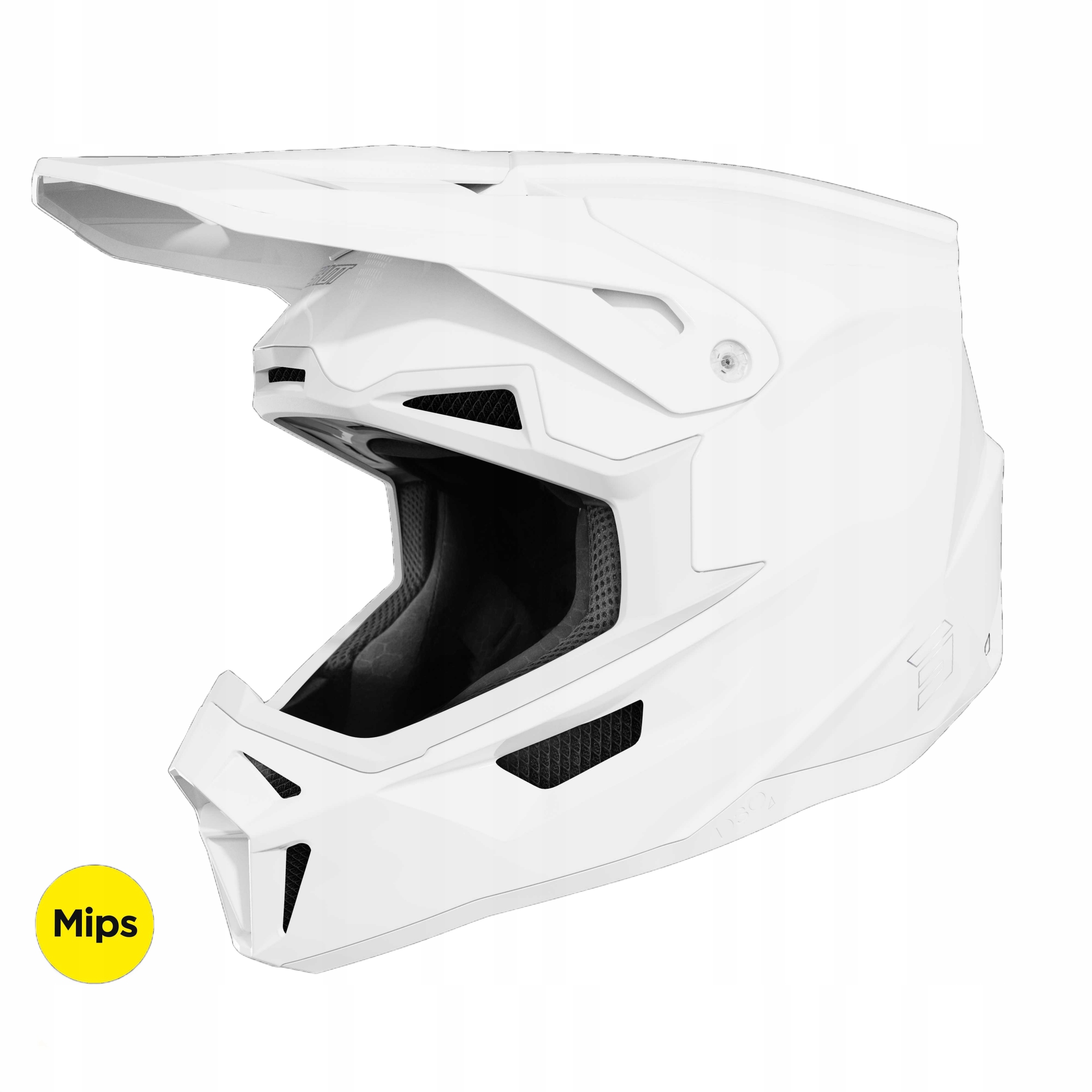 Crossová Prilba Na Štvorkolku Shot Lite Solid White Glossy S A05-21OA-S02-08