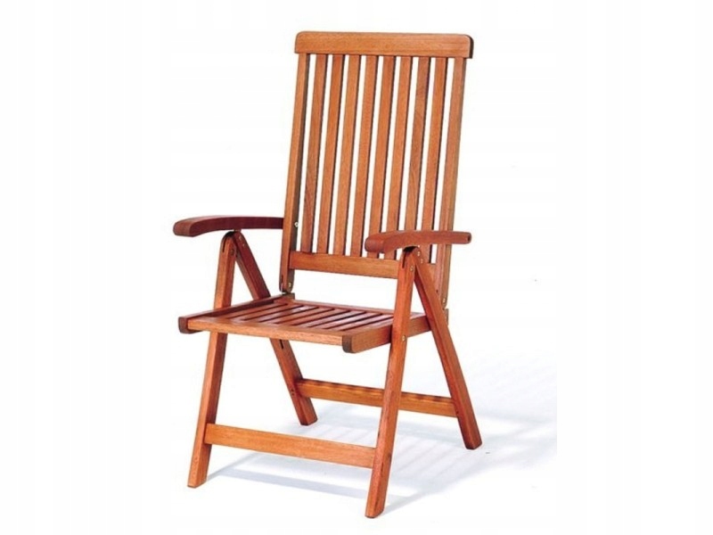 Zahradní židle z eukalyptového dřeva, robustní židle Wellinghton