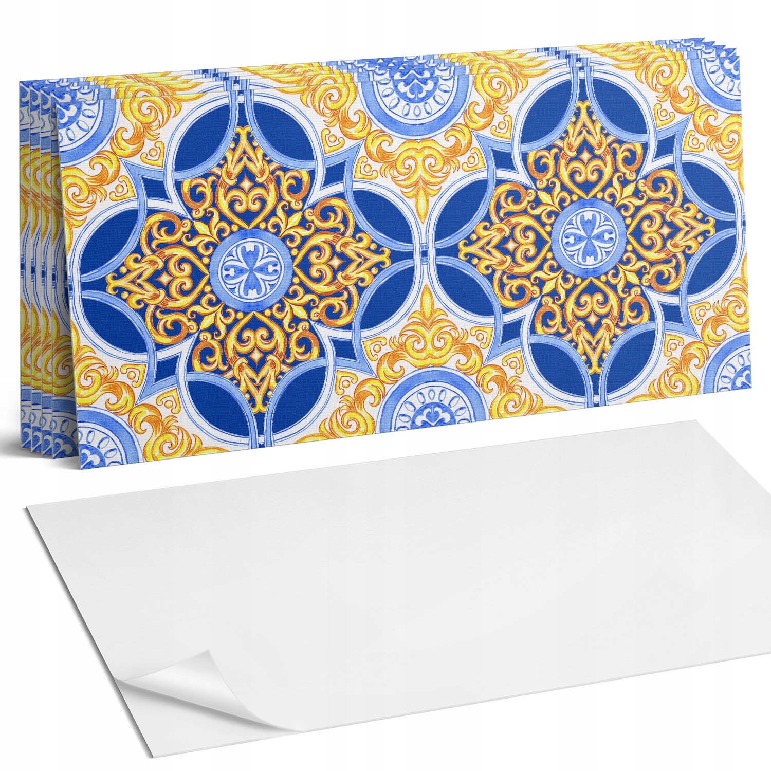 Sada Pvc vinylových dlaždic Květinový dekorativní vzor 6 x 60 x 30 cm