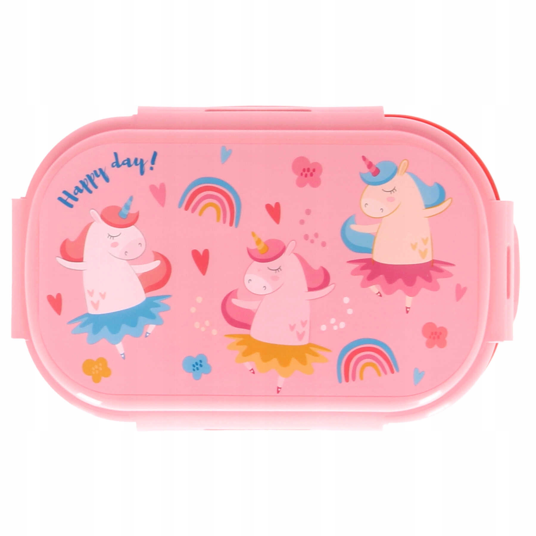Jednorożec Pudełko na Jedzenie + SZTUĆCE Lunchbox UNICORN Marka inna marka