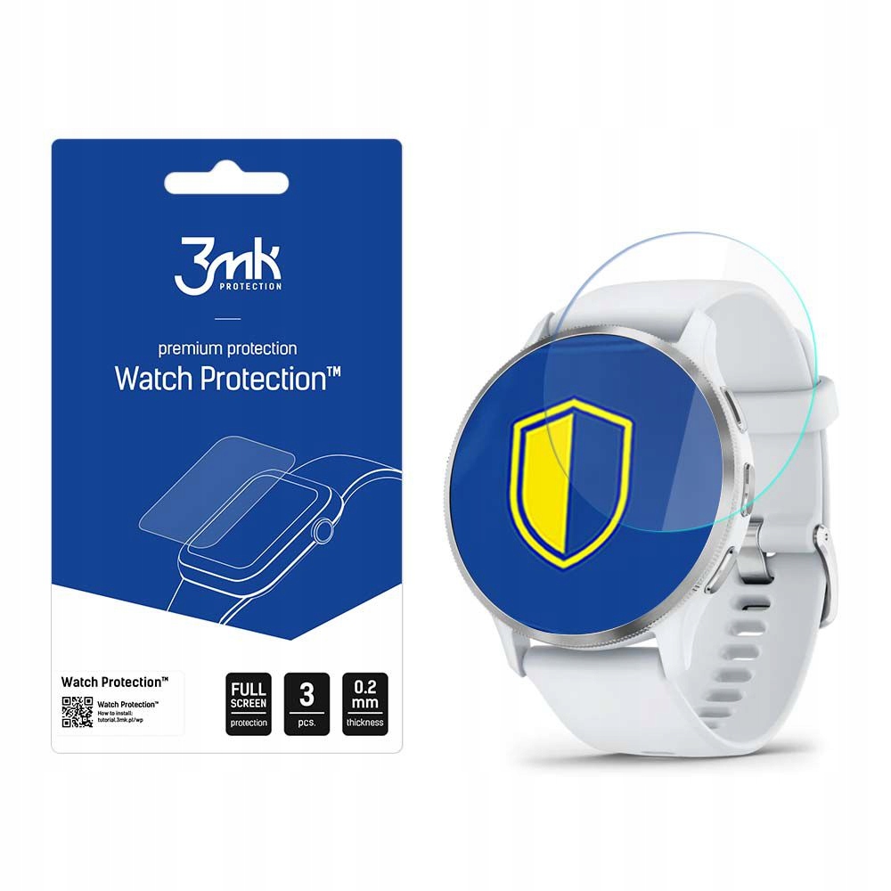 Folia Fullscreen Do Garmin Venu 3 3MK Watch Protection V. Arc+