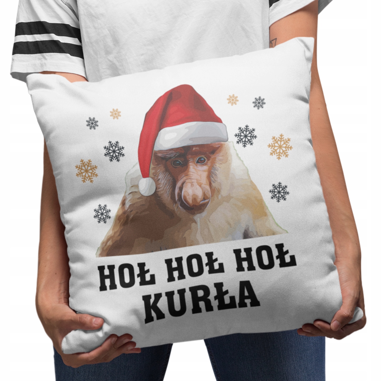 

Poduszka Świąteczna Śmieszny Nosacz Janusz