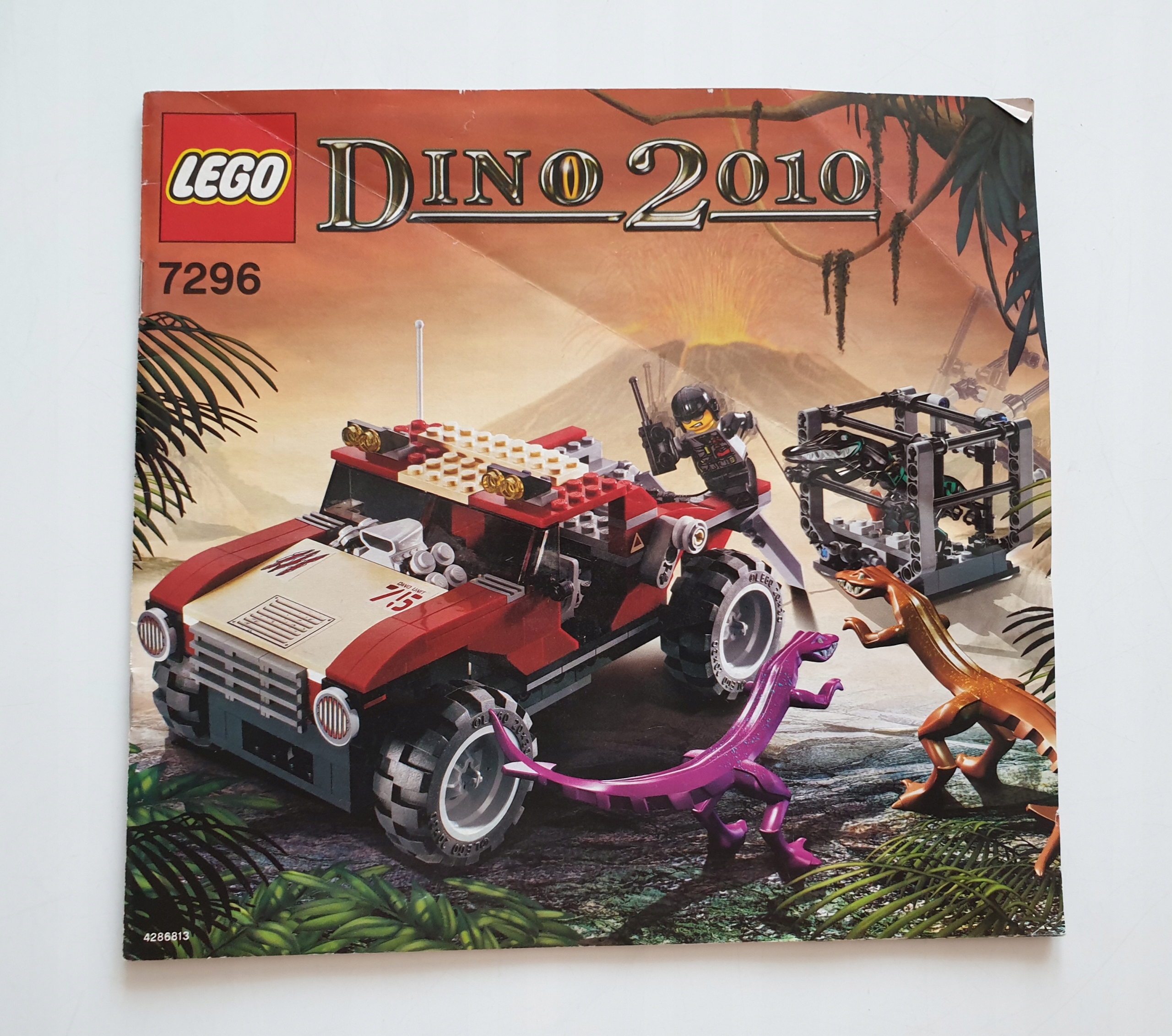 Instrukcja Lego Dino 2010 7296 Dino 4WD Trapper