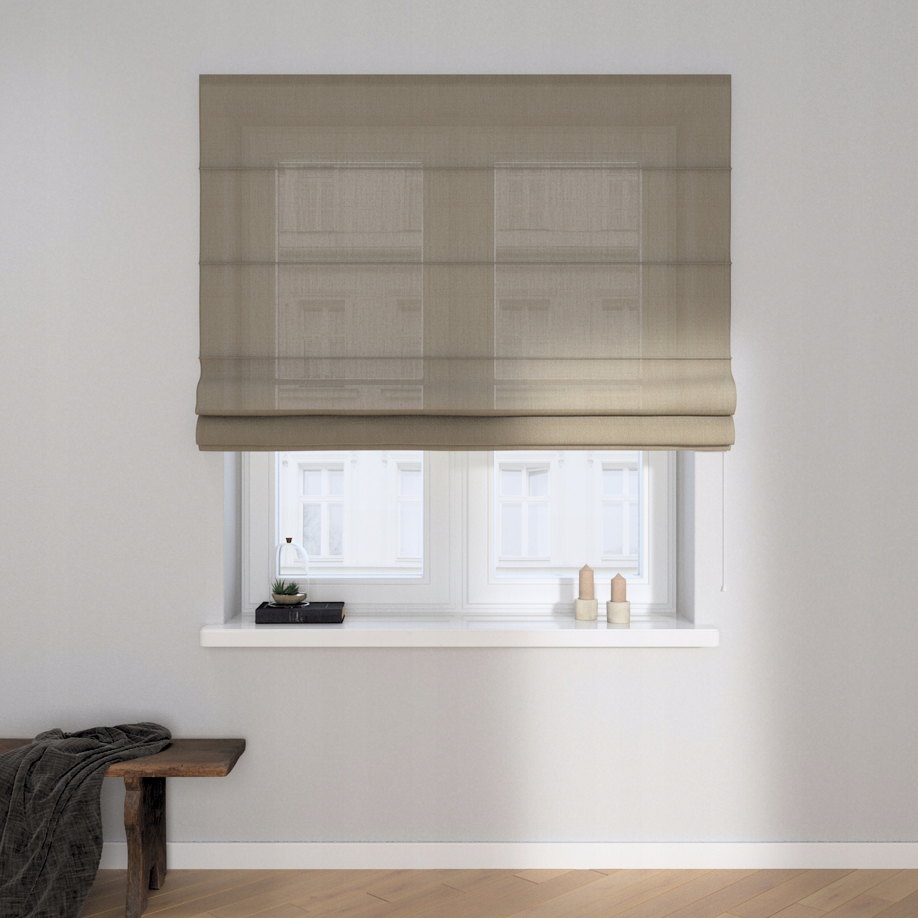 Hotová římská roleta Capri 180 x 180 cm béžová