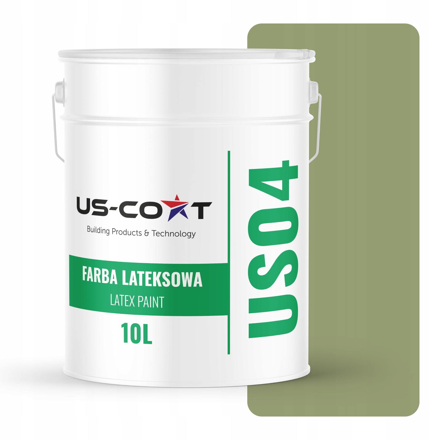 Barva Do Interiéru Stěn Stropů Odolná Proti Zhnilé Zeleň Barvě H2231 10L Matná