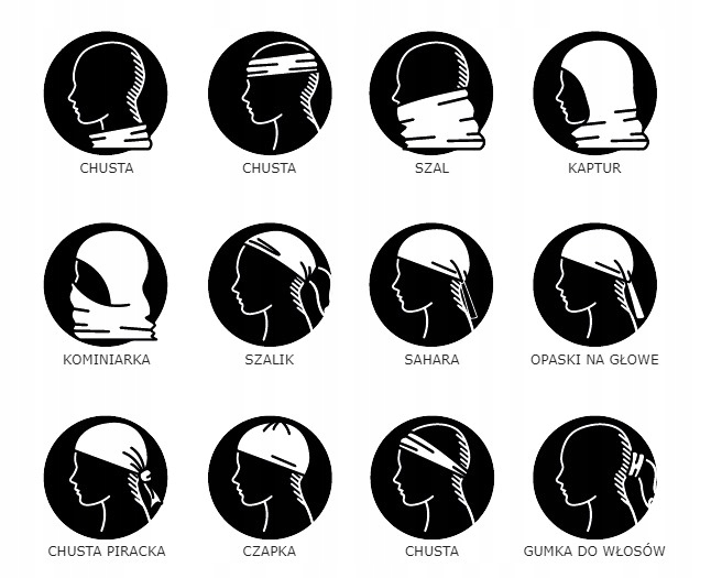 Bandana komin chusta na usta nos zamiast maseczki Marka Roly