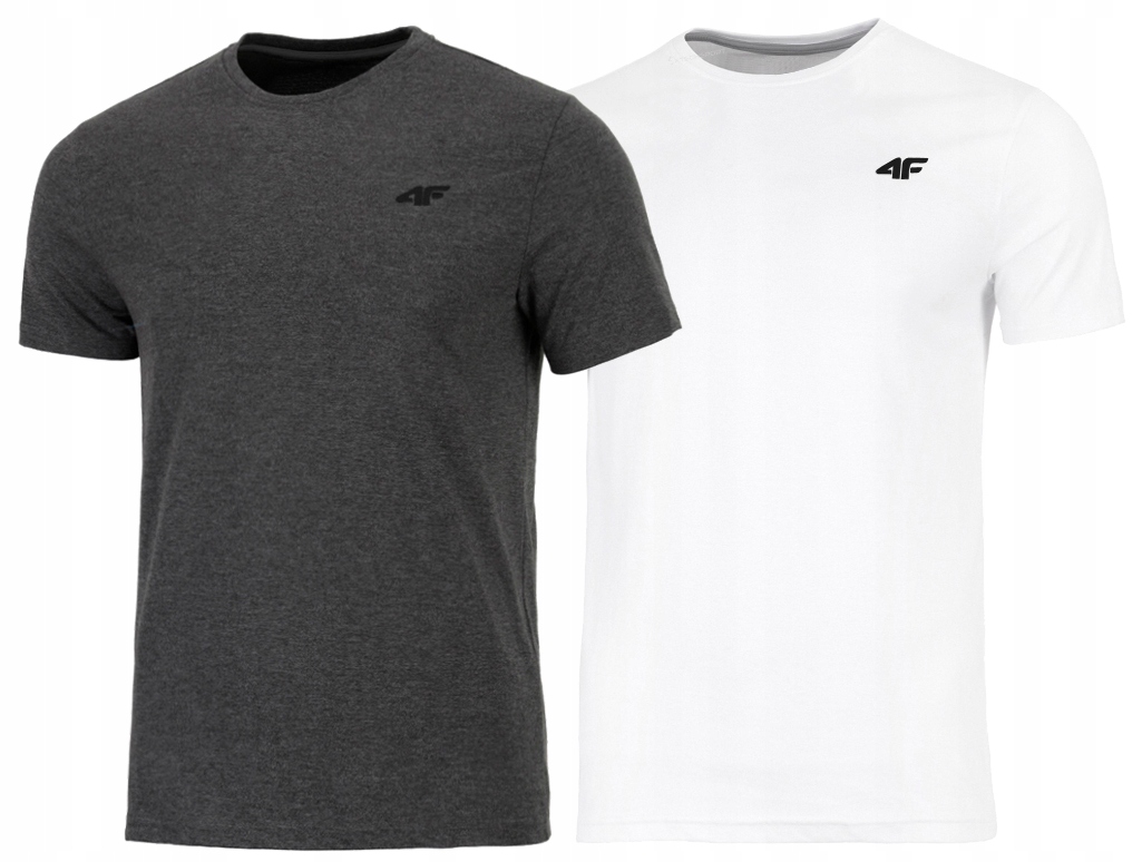 

4F Zestaw 2szt. Męska Koszulka T-shirt rozm L