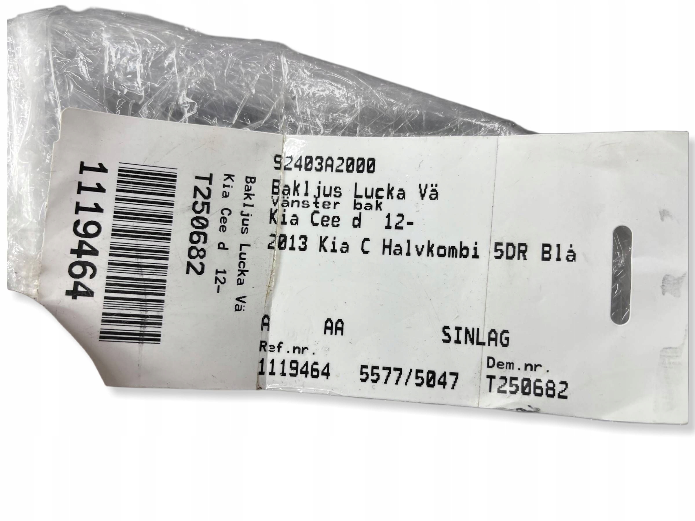 KIA Ceed Licht hinten 92403A2000