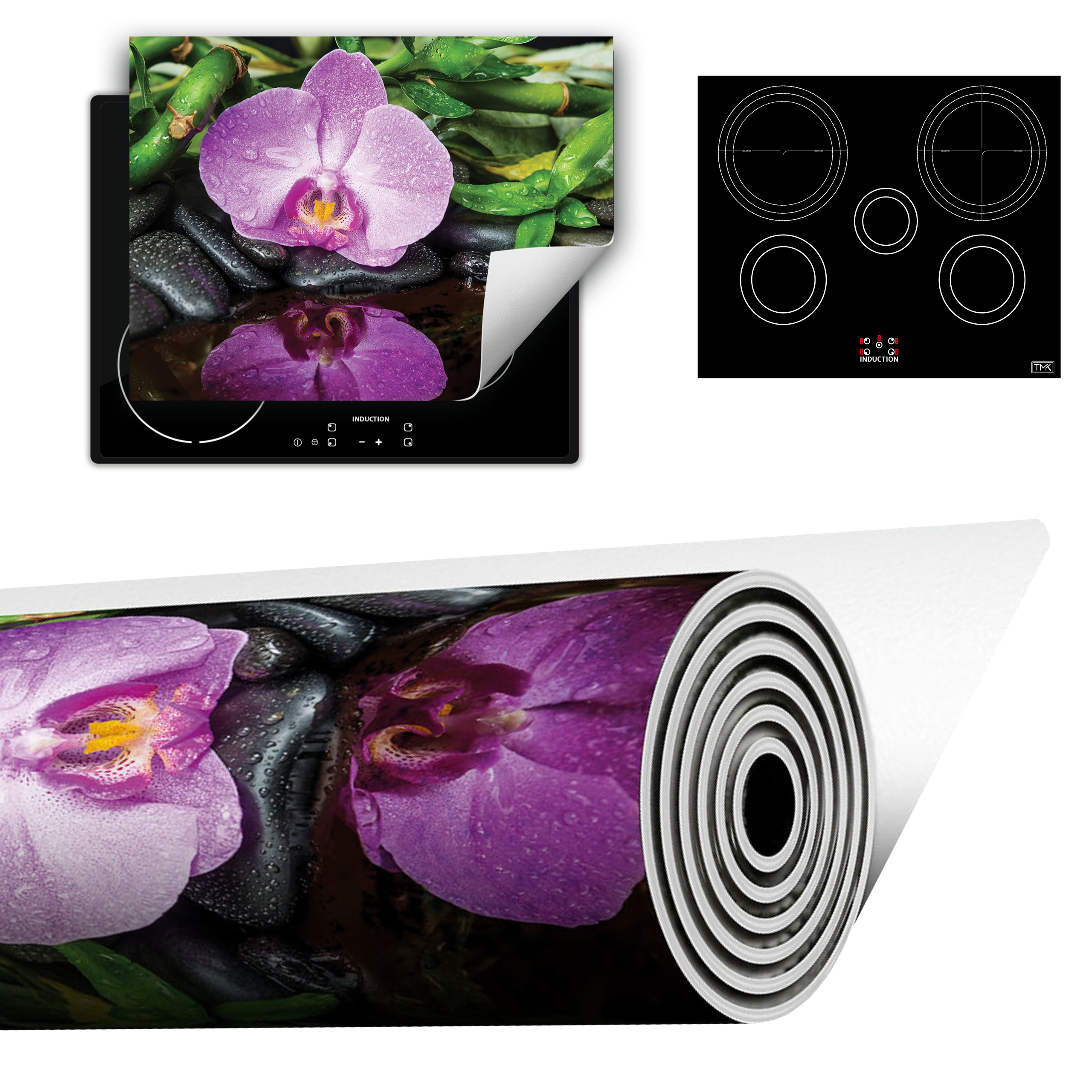 Vinylová Podložka Do Kuchyně Více Místa 70x52 Orchidej