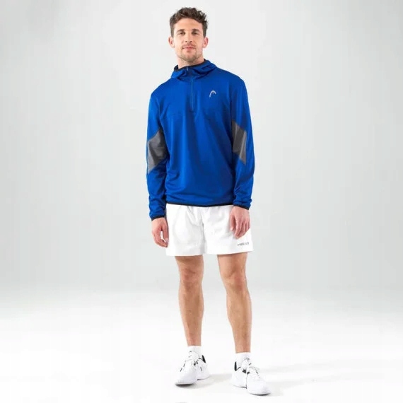 bluza męska tenisowa Head Club 22 Tech Hoodie Men royal r. S