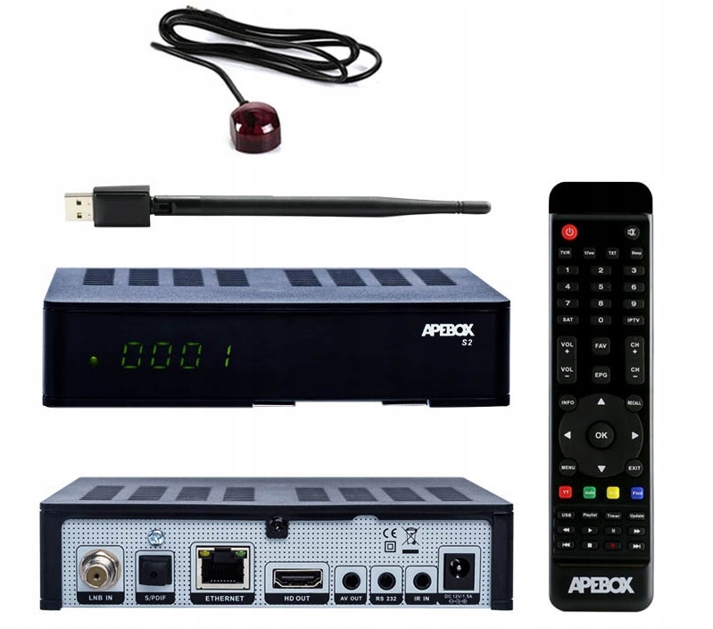 Tuner DVB-S2 Apebox S2 EAN (GTIN) 4897105080244