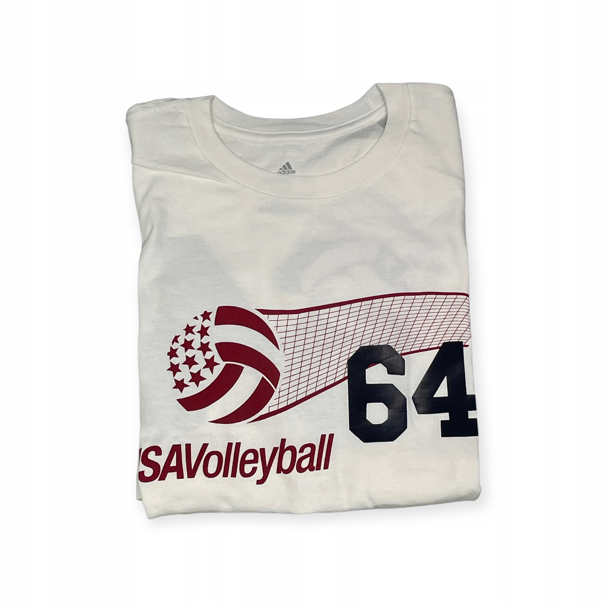 Koszulka męska biała ADIDAS VOLLEYBALL S 64 Rozmiar S