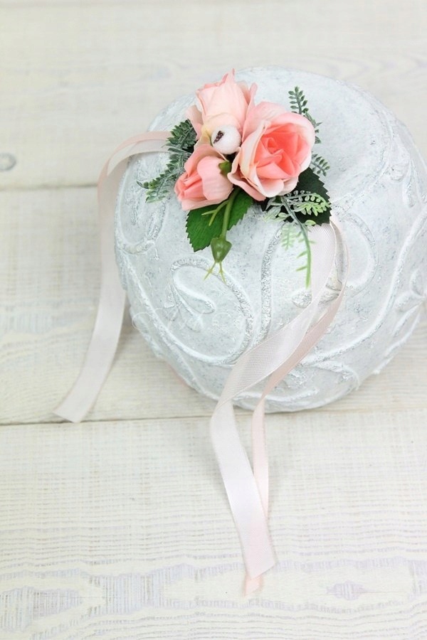 Kotylion na rękę bukiecik róża ŁOSOŚ druhna ślub Kolor dominujący inny