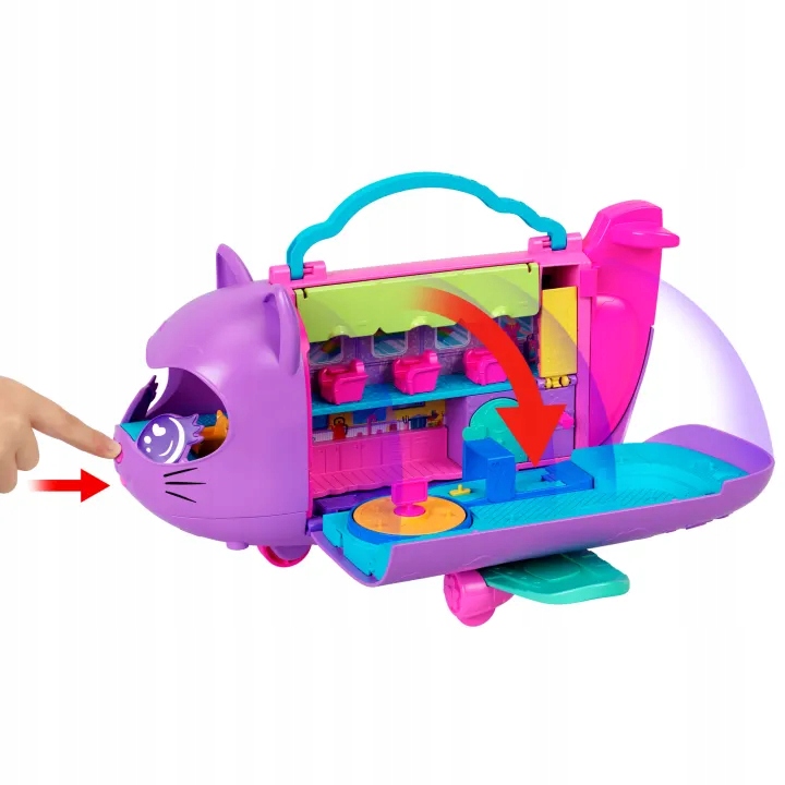 POLLY POCKET KOTOLOT ZESTAW KOCI SAMOLOT + 2 LALKI I AKCESORIA HWP19 Marka Polly Pocket