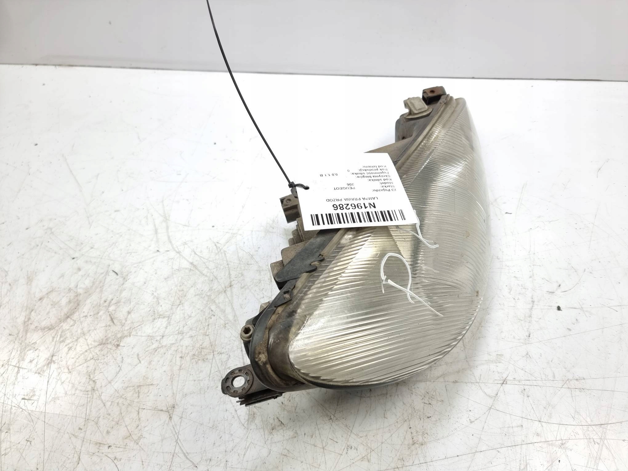 light right front PEUGEOT 206