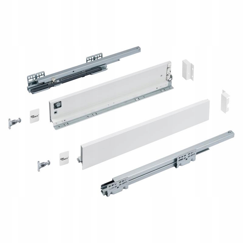 Šuplík Amix Elitebox 18 mm Nízká 550/84 Bílá