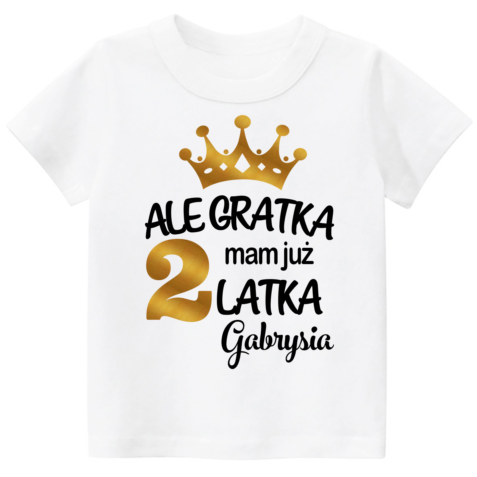 

Koszulka Ale gratka mam 2 latka Imię dziecka r. 98