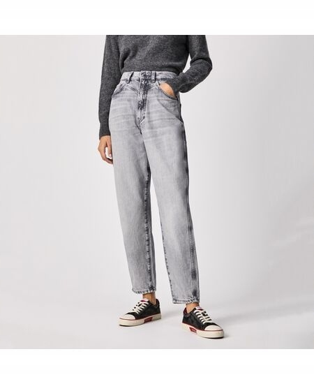 Pepe Jeans Džínové Kalhoty Šedé, Jednoduché Na Zip, Velikost 28 1_X