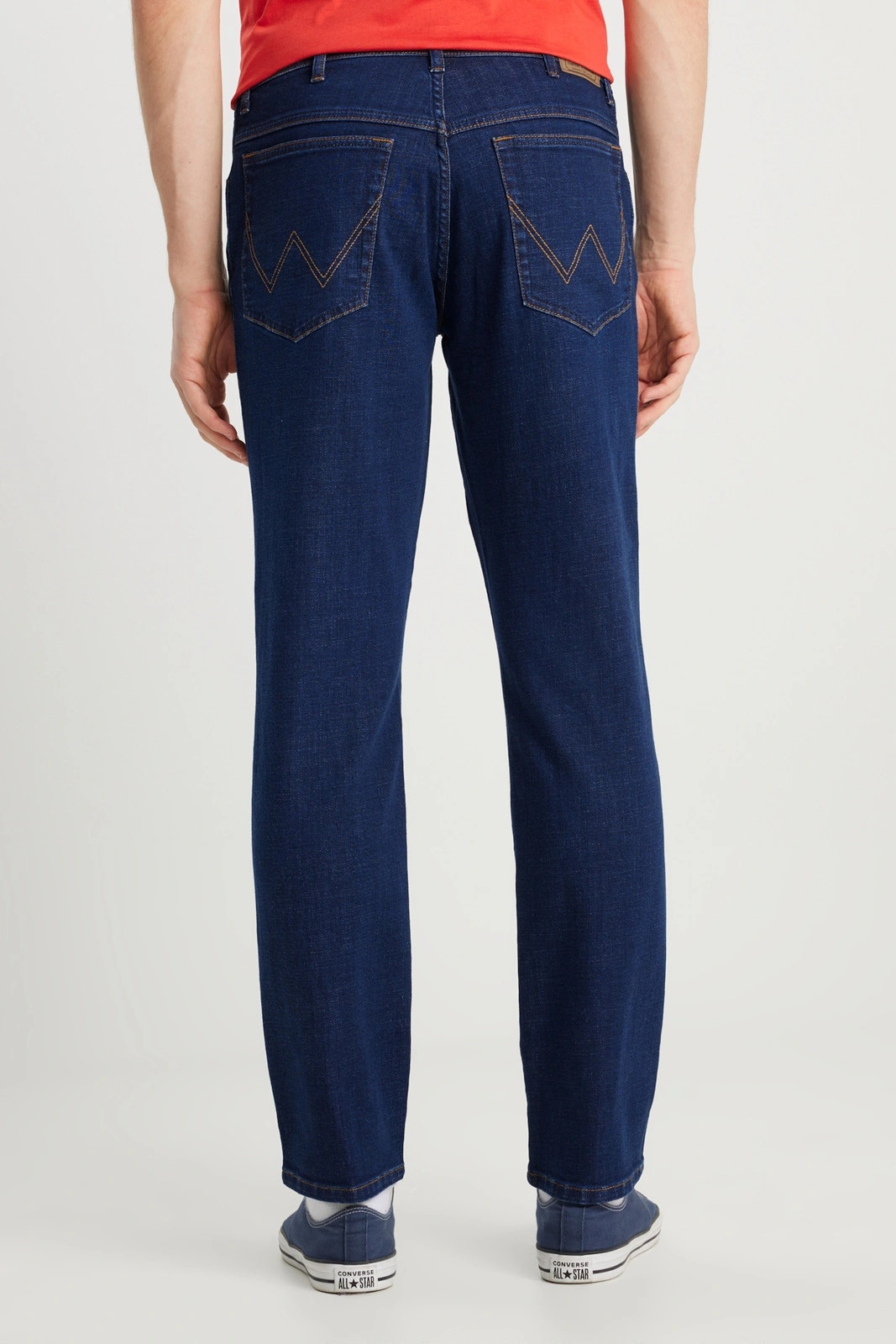 Pánské zúžené kalhoty Wrangler Texas Slim Dark Indigo 112388564 32/32
