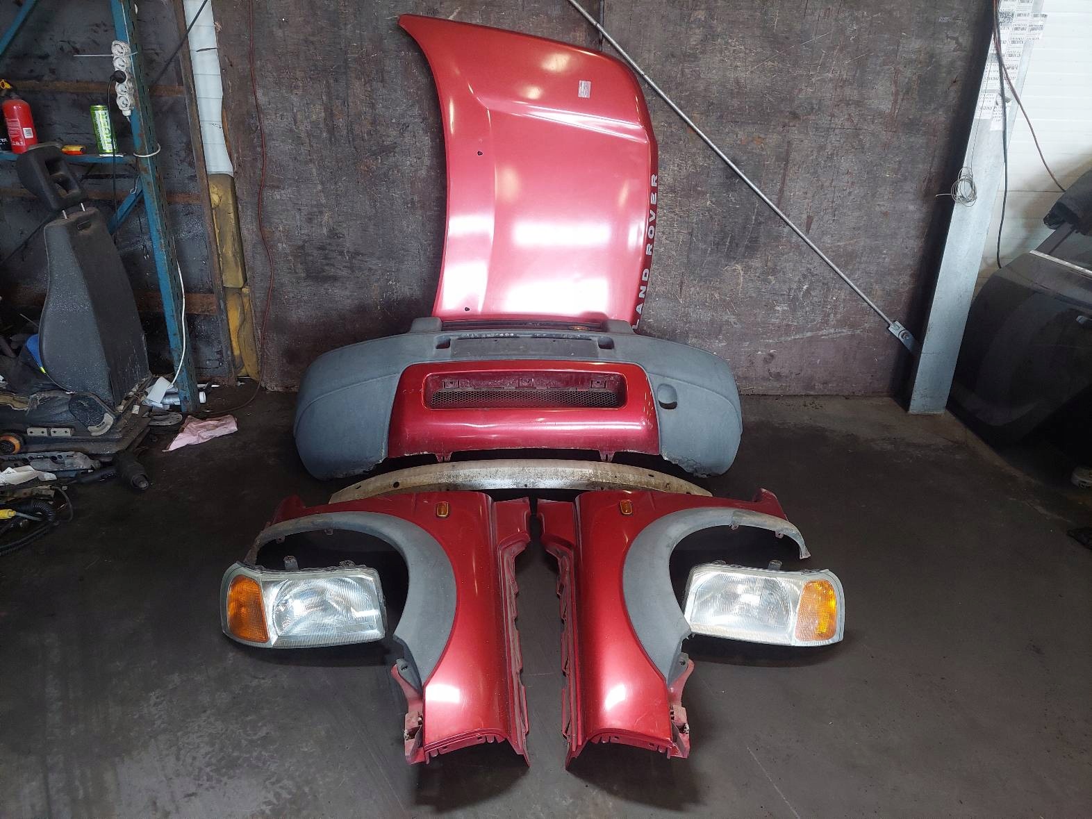 complete front bonnet bumper light fender LAND ROVER FREELANDER 601