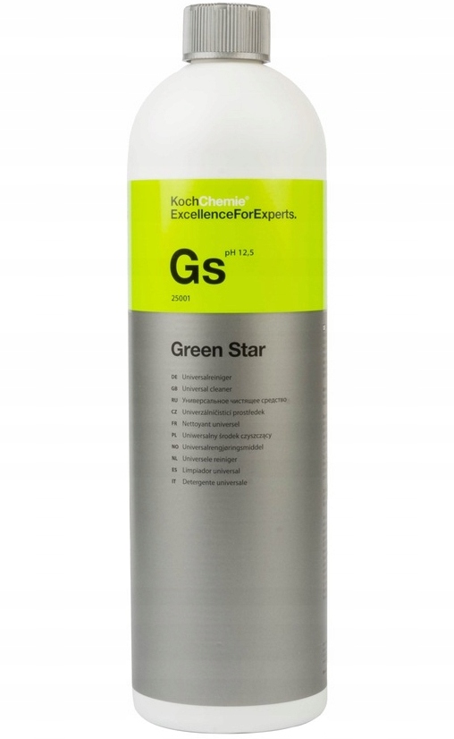 KOCH GREEN STAR APC KONCENTRAT 1L UNIWERSALNY ŚRODEK CZYSZCZĄCY DO AUTA Pojemność opakowania 1000 ml