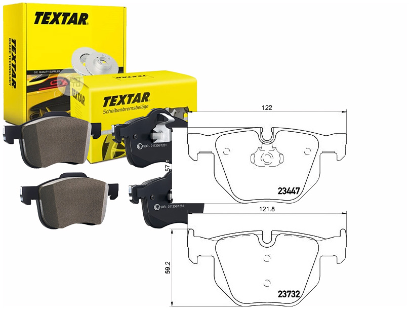 Brzdové Destičky Bmw Zadní E70 E71 X5 X6 08- Textar Asistent Kolize #34