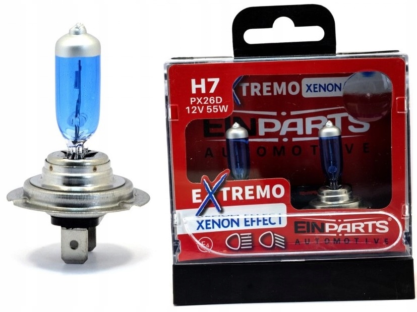 

H7 Xenon 2x Żarówki Blue Extremo Homologacja 55W