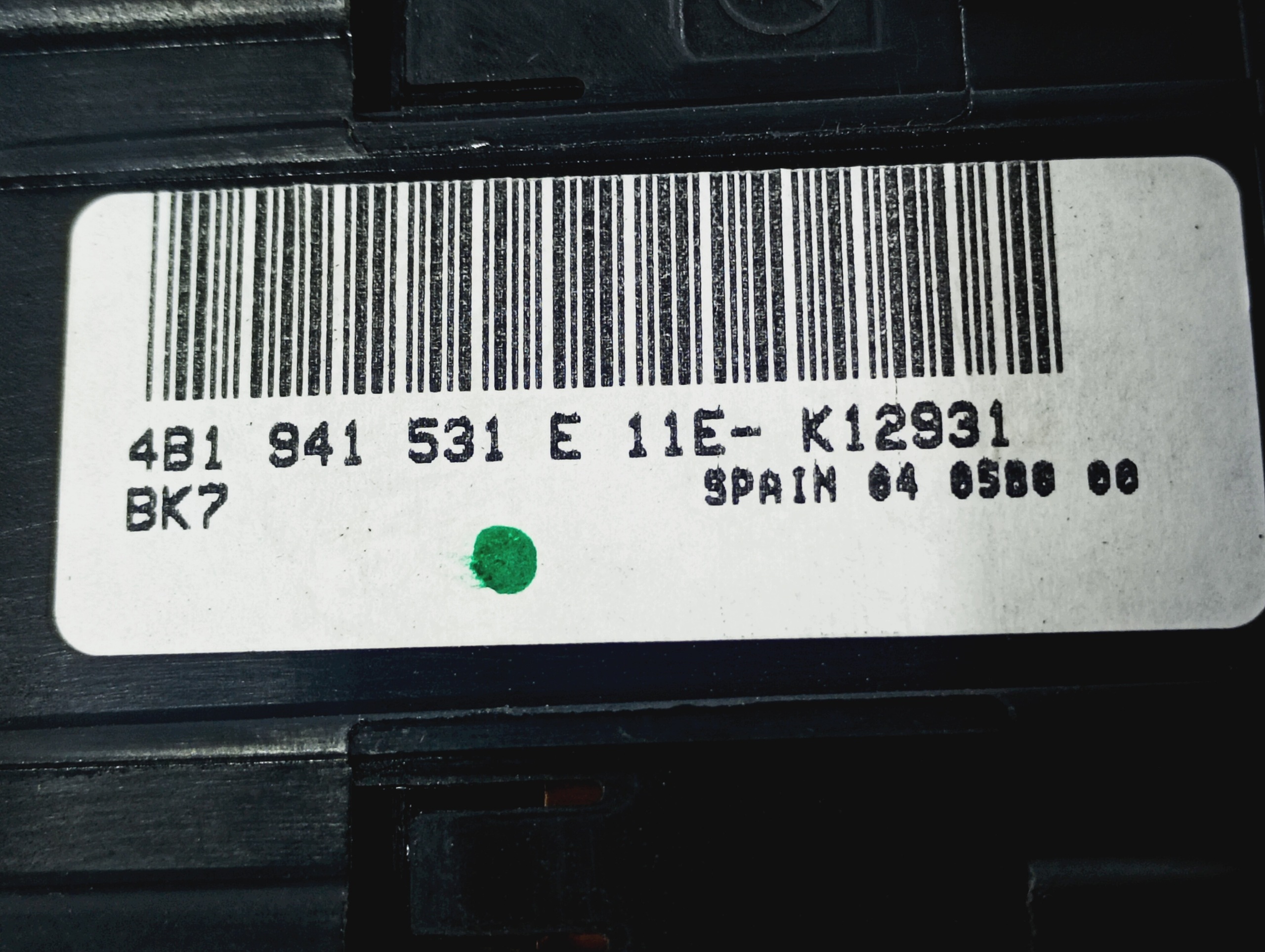 light switch ZESPOLONY OE 4B1941531E Audi A6 C5 97-04