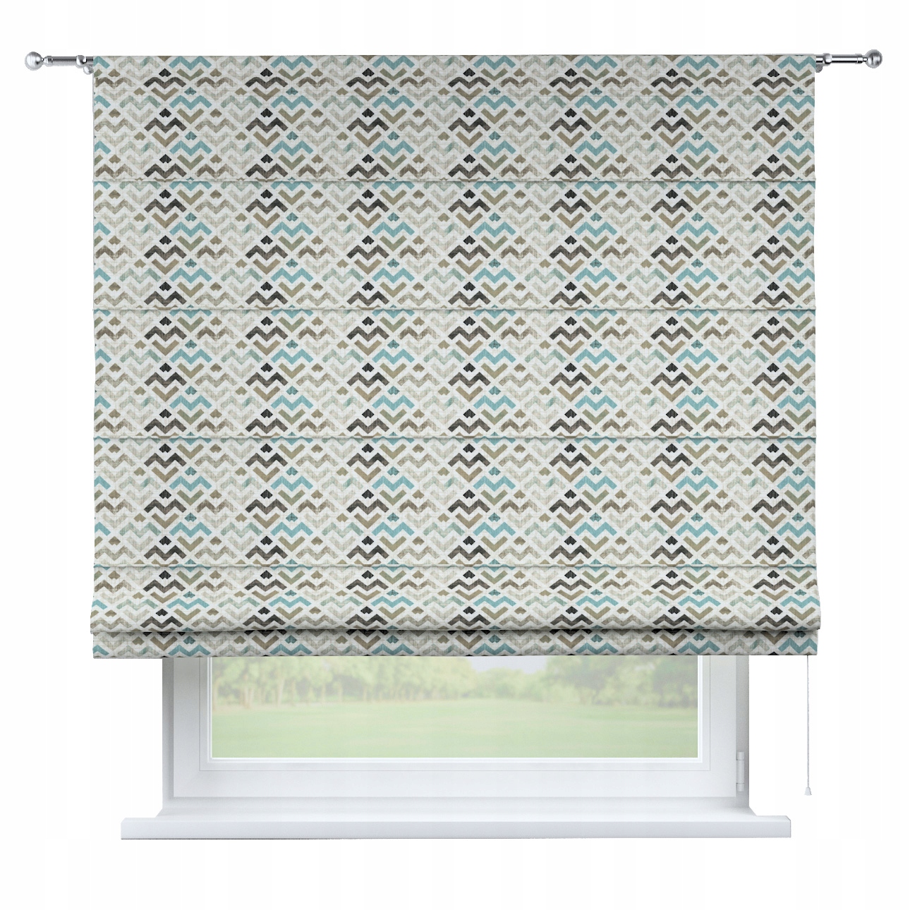 Hotová římská roleta Torino 160 x 180 cm modrá