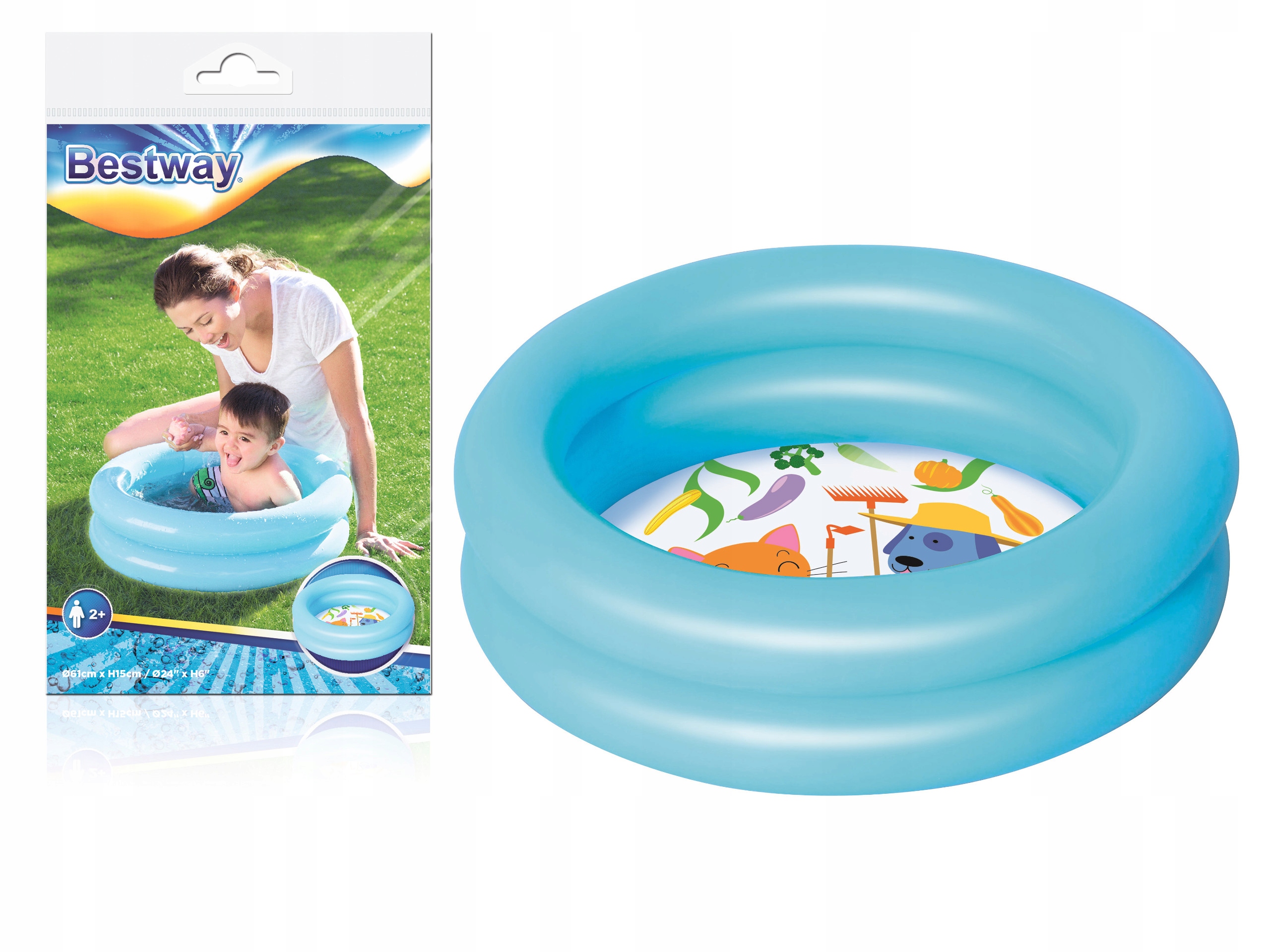 

Bestway Basen Basenik Dmuchany Wanienka 61x15 cm