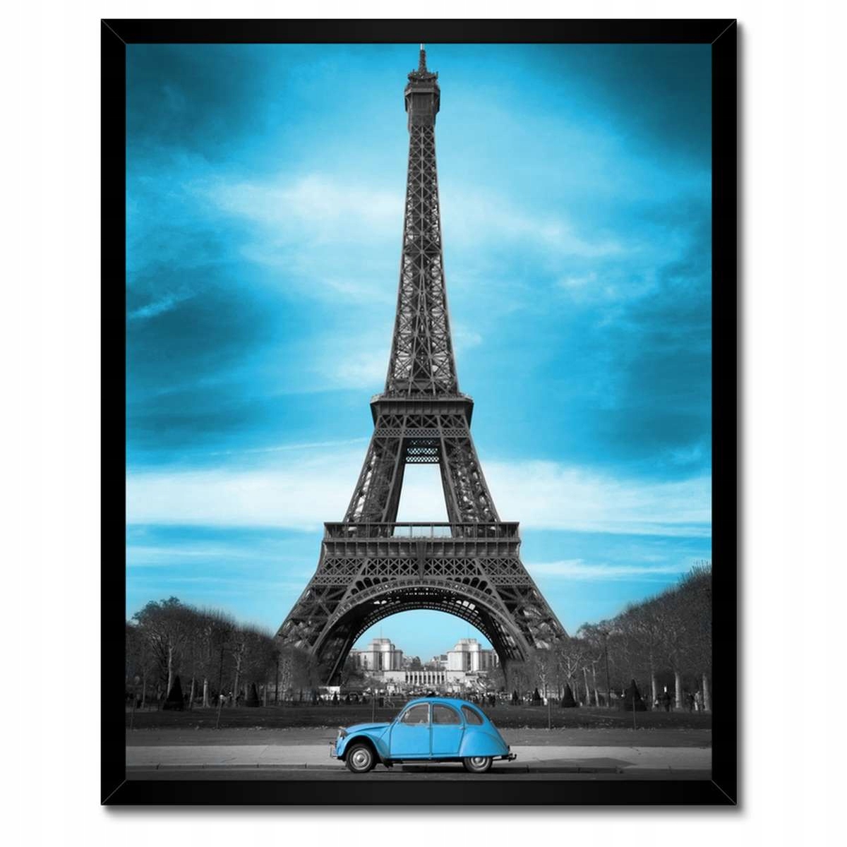 Plakáty v rámu 40x50 Modrá Paříž