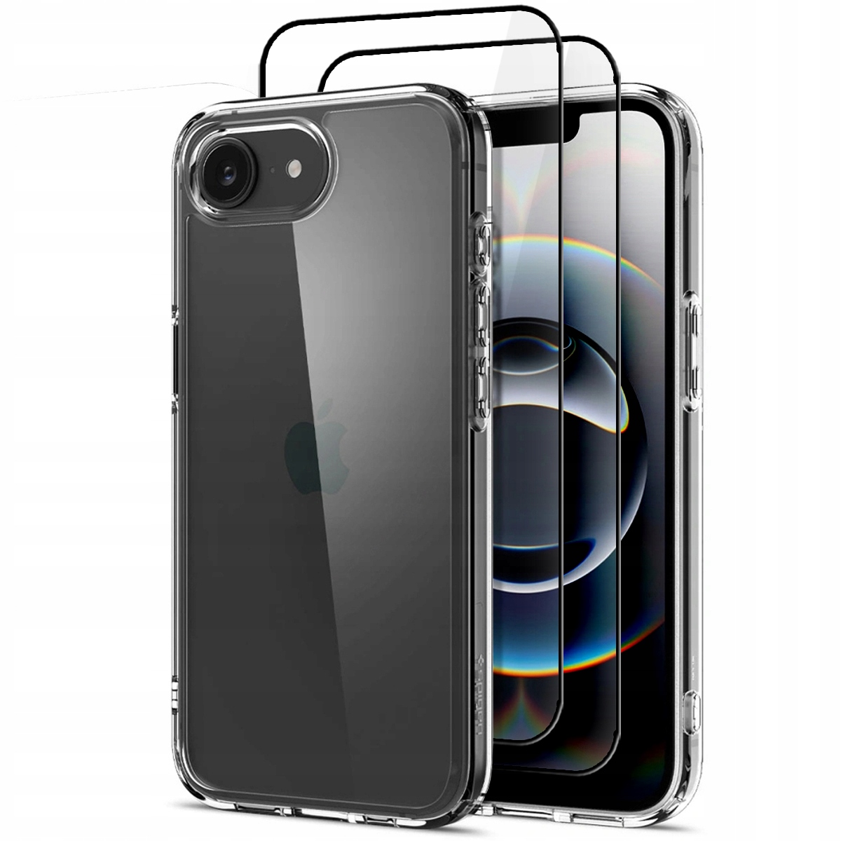 Spigen Sztywne Etui Case Cover Tpu Do Iphone 16E 17E 2-PAK Szkło