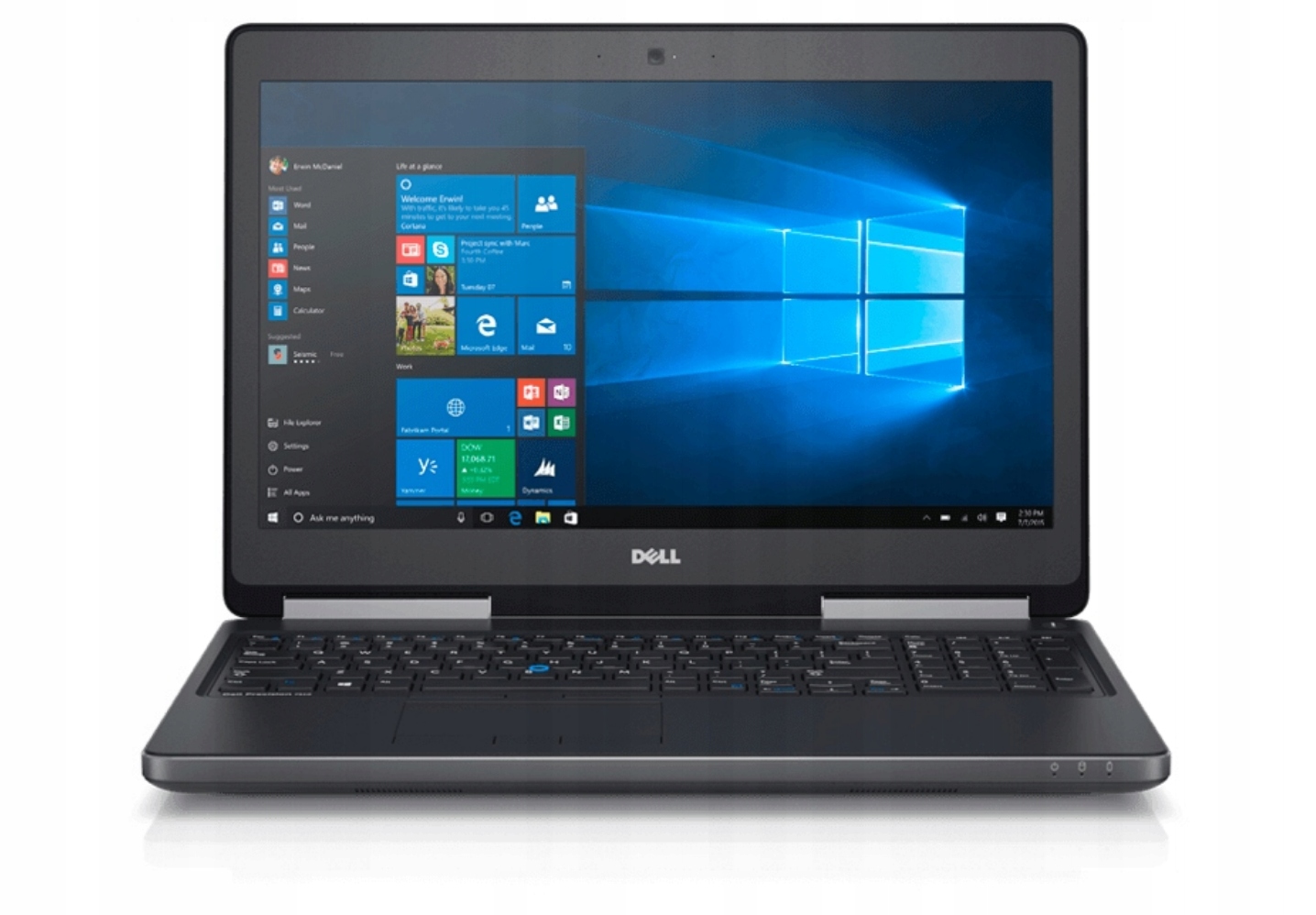 A+ KLASA PRECISION 7510 i7|16G|SSD 512|M2000M Wielkość pamięci RAM 16 GB