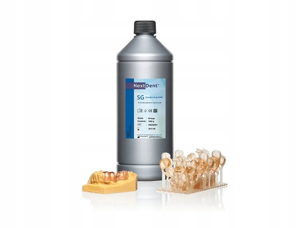 Pryskyřice pro 3D tiskárnu NextDent Sg Oranžová 1 kg