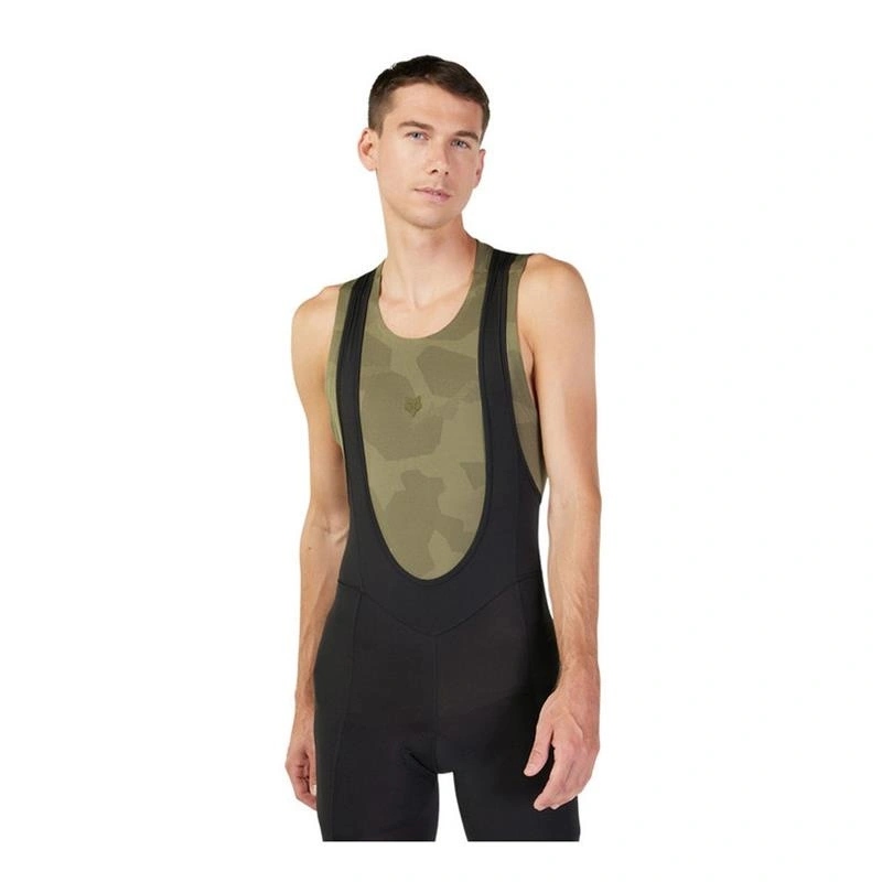 Kraťasy cyklistické kraťasy Fox Tecbase Bib Liner Black, černé, ramenní popruhy, vložka