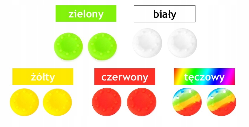 Gumki na pada Vortex wielokolorowe